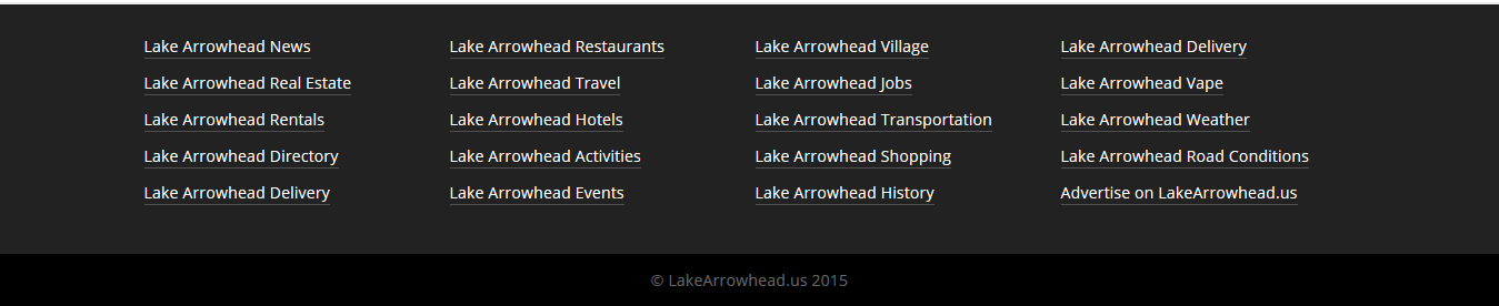 Lake Arrowhead Bus Routes and Transportation